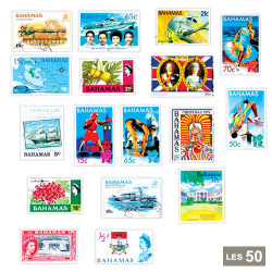 50 timbres Bahamas