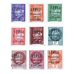 9 timbres Légion des...