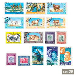25 timbres Jordanie