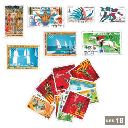 18 timbres olympiques