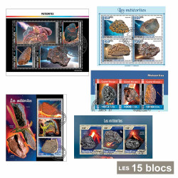 15 Blocs Météorites