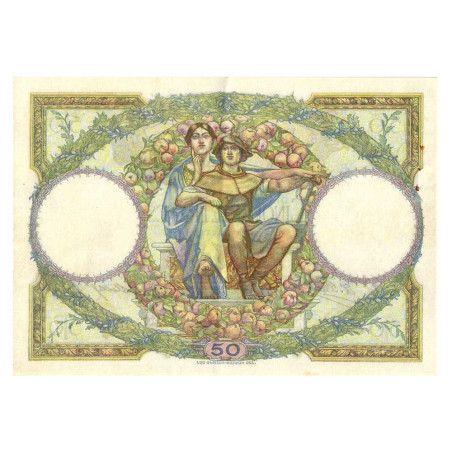 Billet 50 Francs Luc Olivier Merson Avec signature