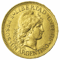 5 Pesos Or Argentine