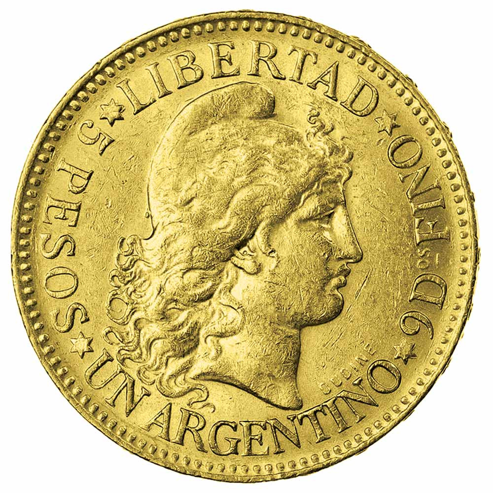 5 Pesos Or Argentine