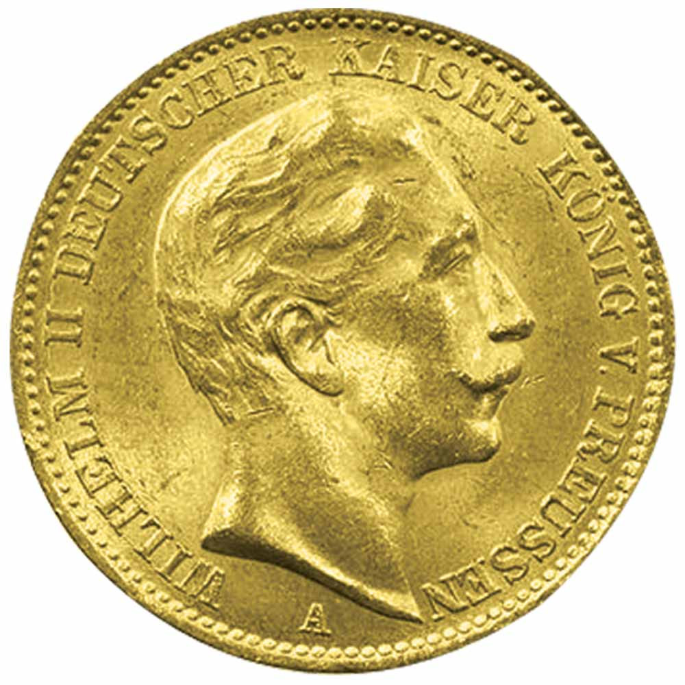 20 Marks Or Allemagne - Guillaume II