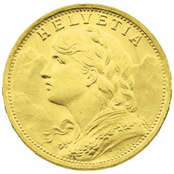 20 Francs Or  Suisse - Vrénéli