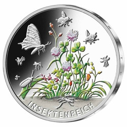 5 Euro Allemagne BU 2022 colorisée - L’habitat des insectes