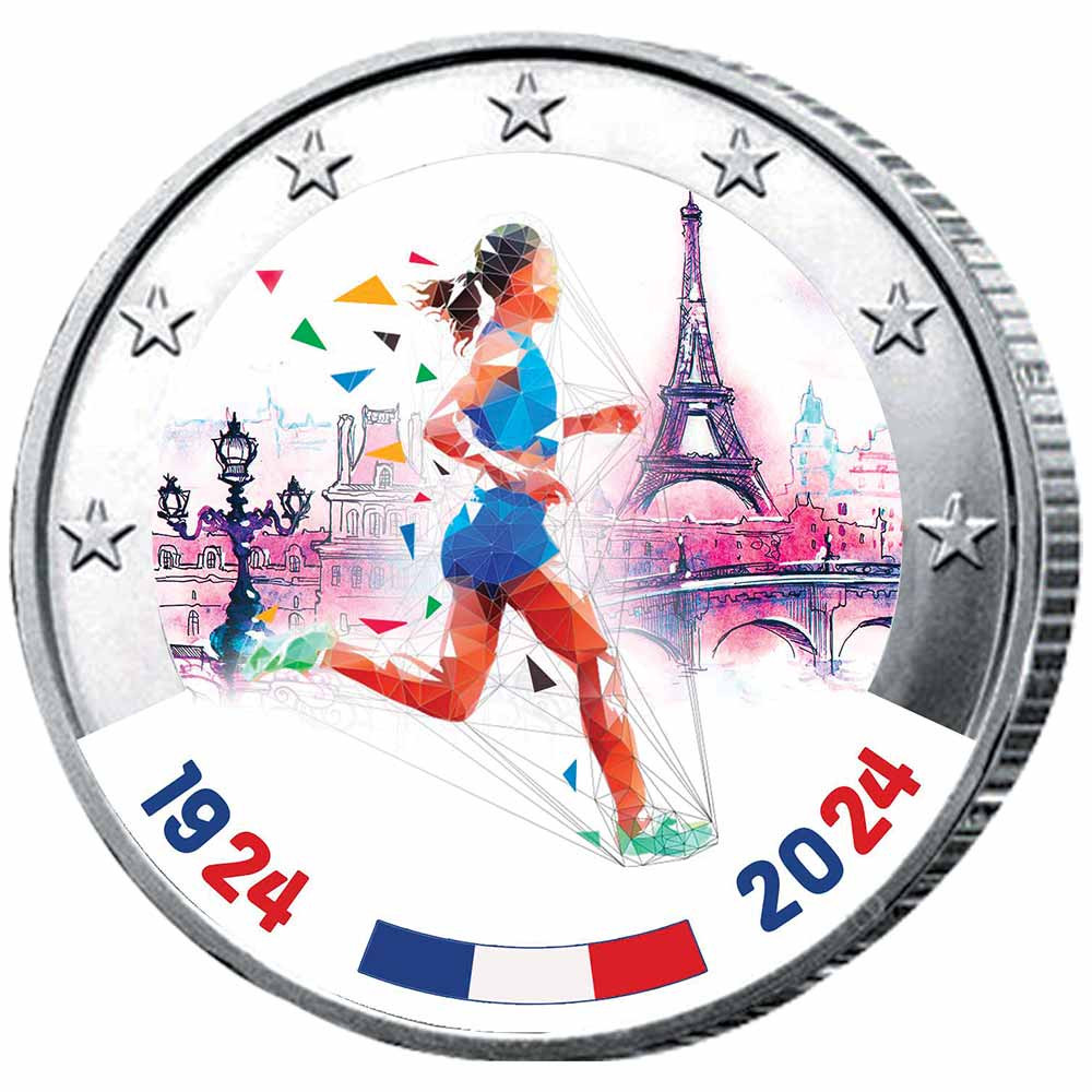 La 2 Euro Sport 1924-2024 colorisée offerte*