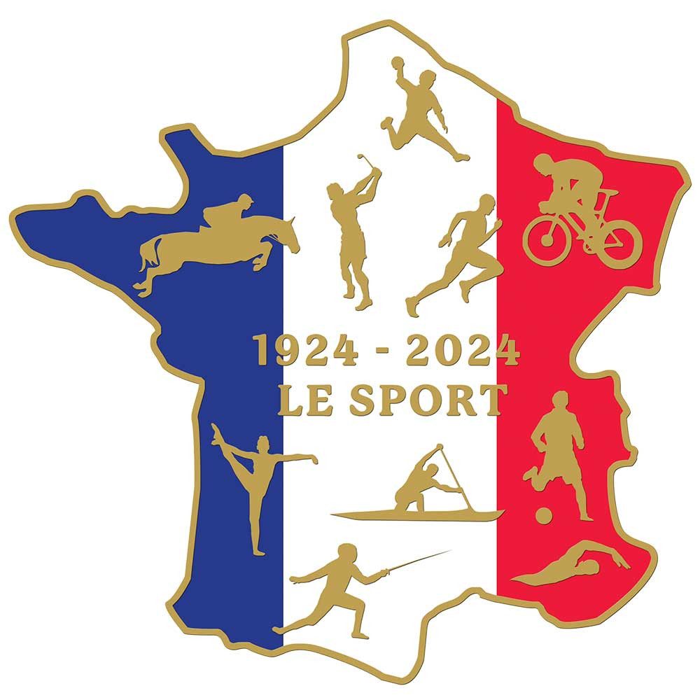 500 Francs CFA 2024 colorisée - 100 ans de sport