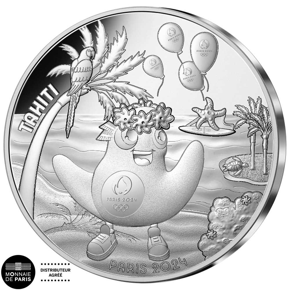 10 Euro Argent France 2024 - Tahiti
