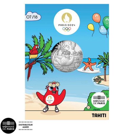 10 Euro Argent France 2024 - Tahiti (2)