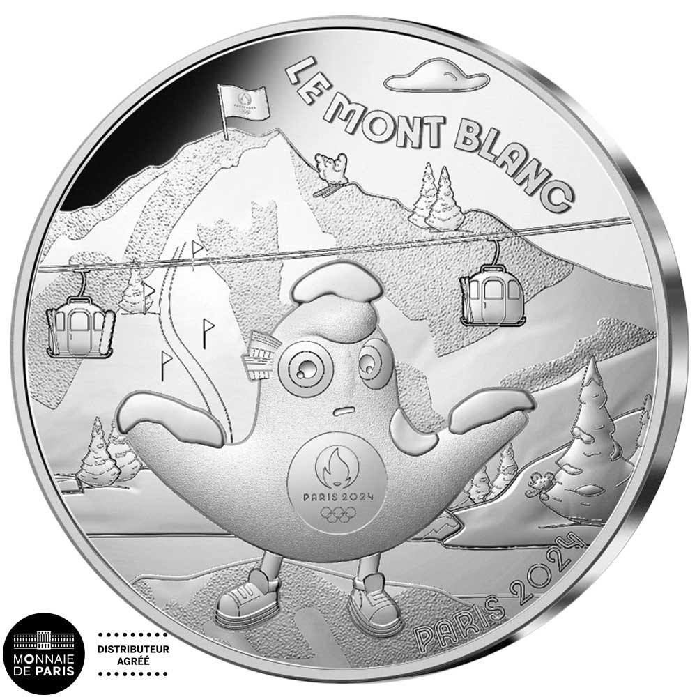 10 Euro Argent France 2024 - Le Mont Blanc