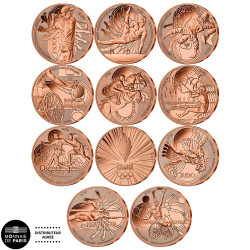 Lot 11 x 1/4 Euro France Sports