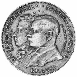 2000 Reis Brésil 1922 - Pedro Ier