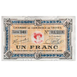 1 Franc 1926 - Chambre de...