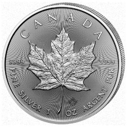 5 Dollars Argent Canada 2024 - Feuille d’érable
