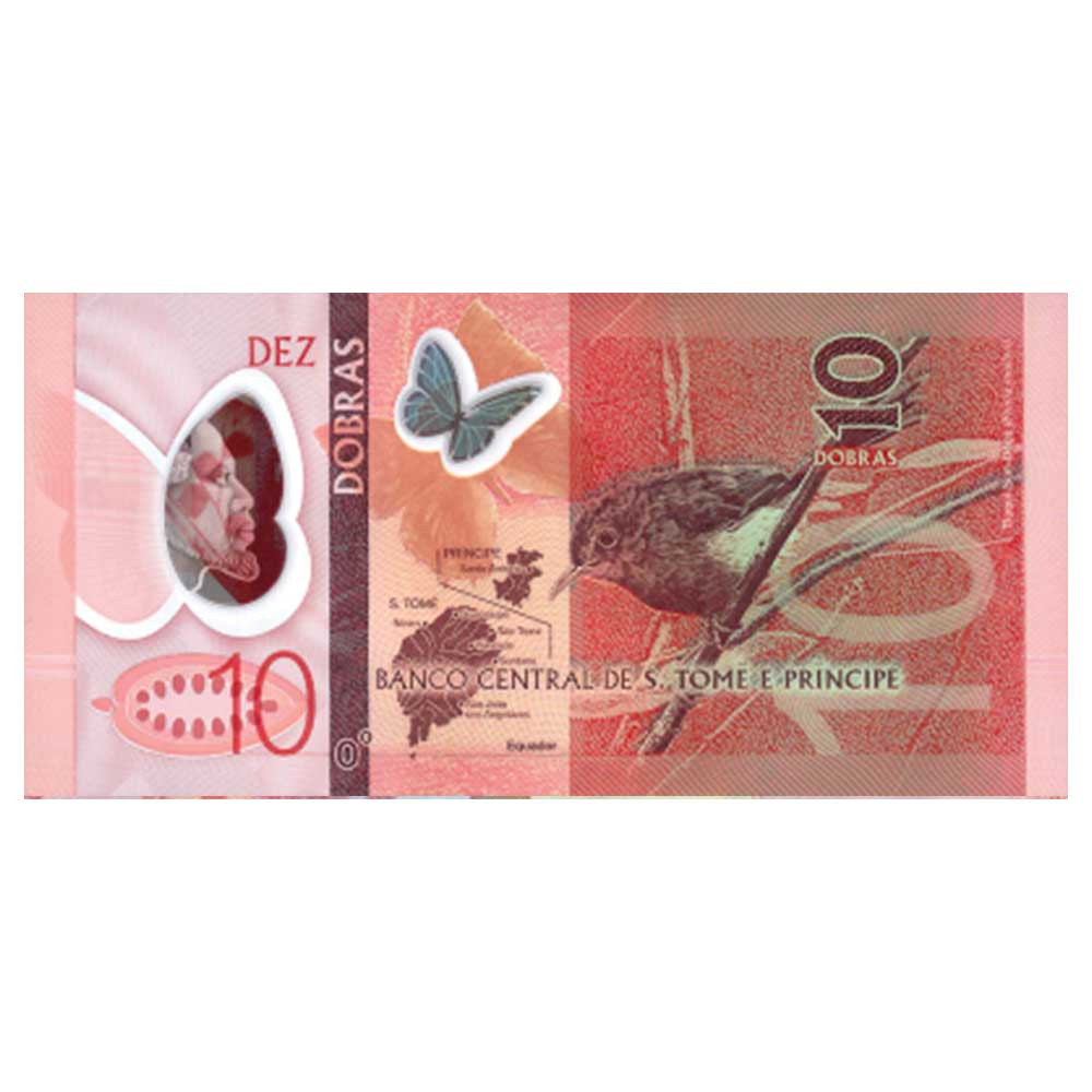 10 Dobras Sao Tomé-et-Principe 2016 - Papillon