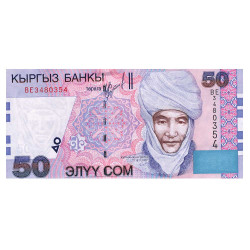 50 Som Kirghizistan 2002 -...