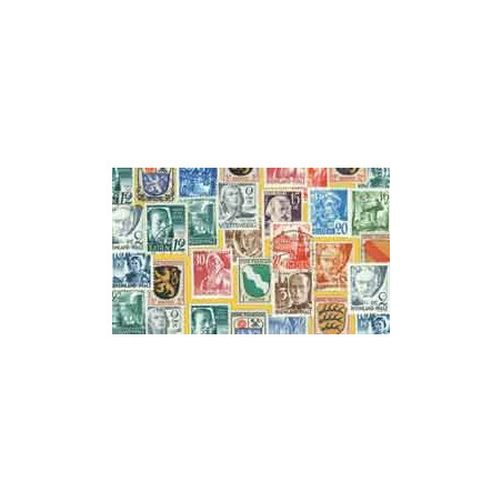50 Timbres ZONE FRANCAISE D'OCCUPATION