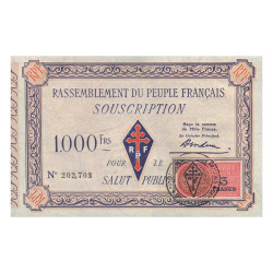 Bon de 1000 Francs -...