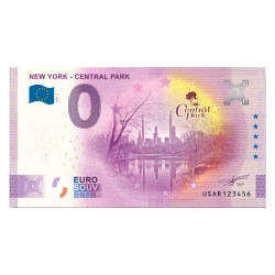 Billet Souvenir 0 Euro - Central Park - New York