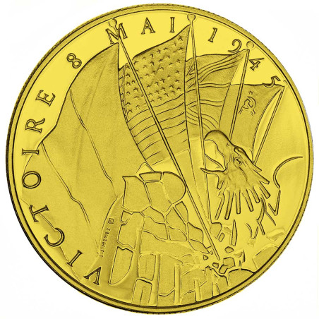 Victoire des Alliés - 8 mai 1945 dorée