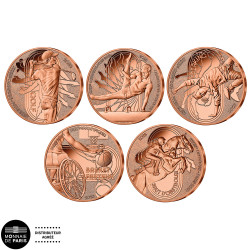 Lot 10 x 1/4 Euro France Sports