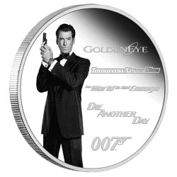 1 Dollar Argent BE 2024 James Bond - Goldeneye