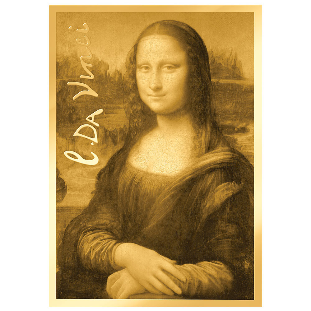 3 000 Francs Or CFA - La Joconde de Leonard de Vinci