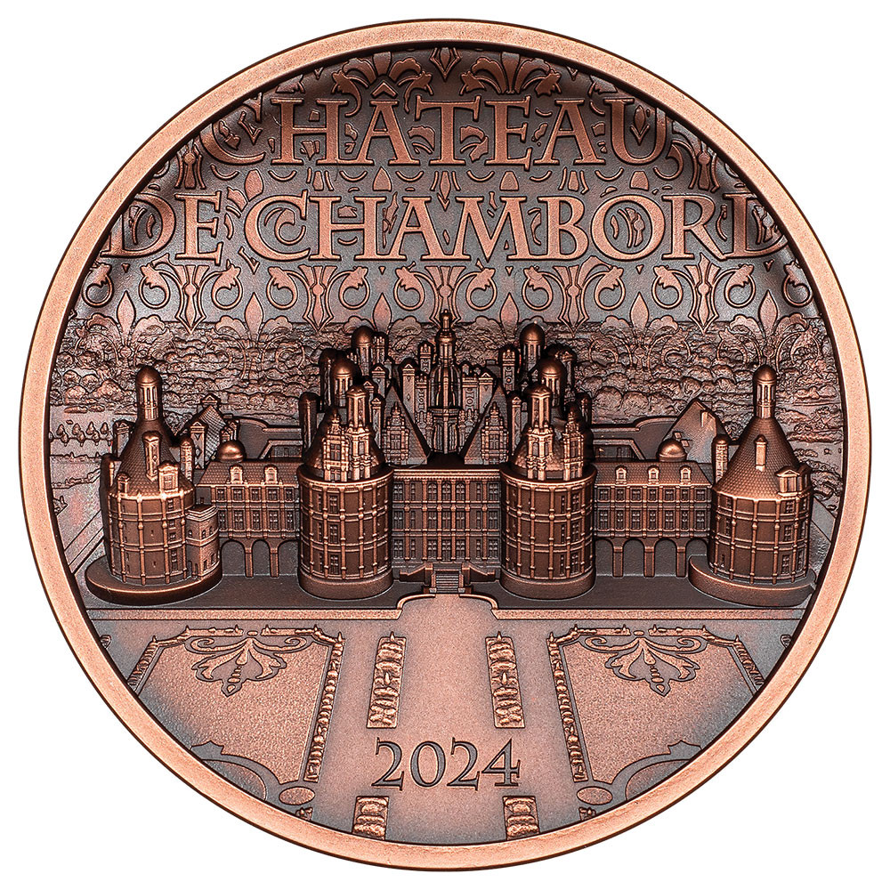 1 Dollar Cuivre 2024 - Château de Chambord