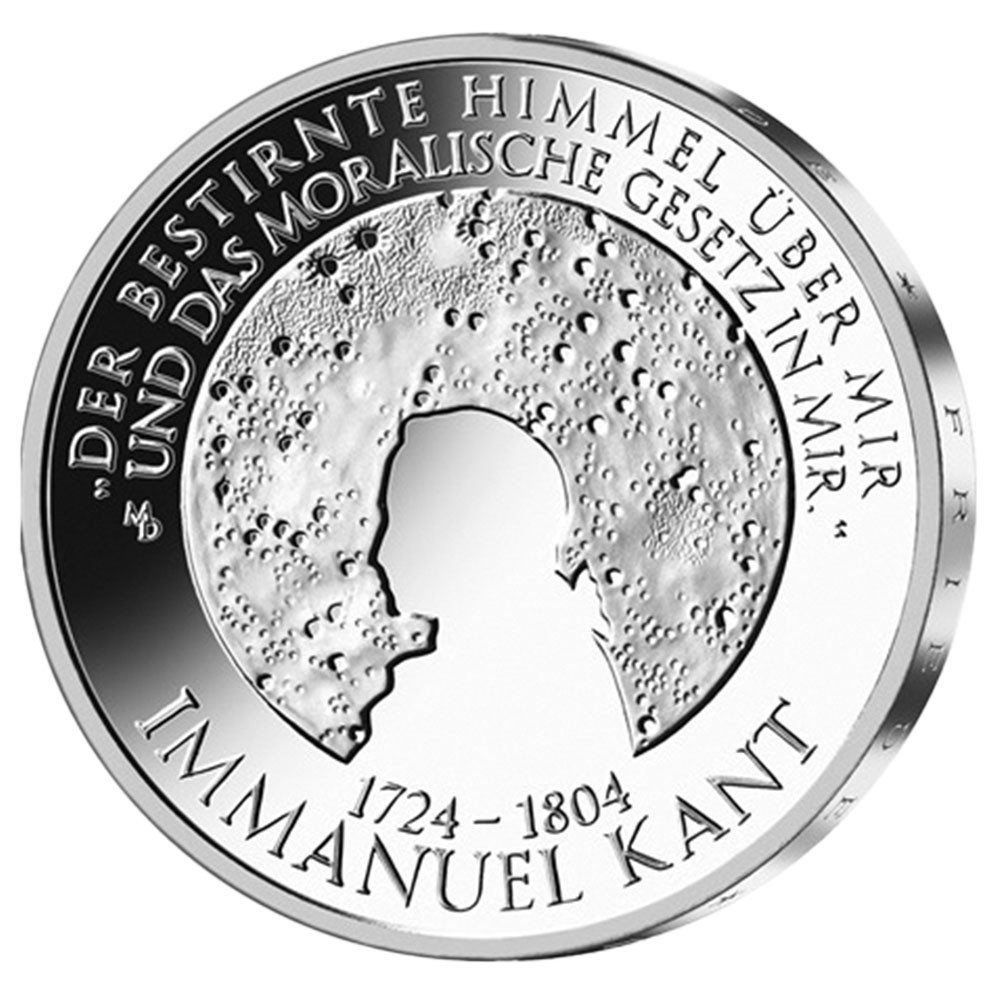 20 Euro Argent Allemagne 2024 - Emmanuel Kant