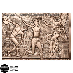 Presse-papier Bronze monétaire patiné - Paris 2024