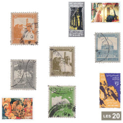 Lot de 20 timbres Palestine