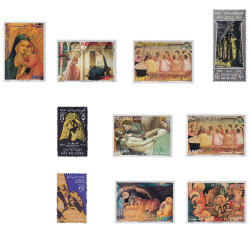 10 timbres Palestine neufs