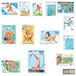 50 timbres JO été Atlanta 1996