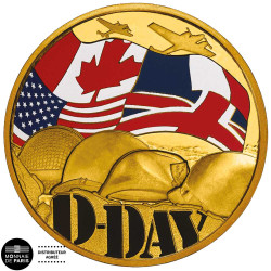 Médaille D-DAY colorisée