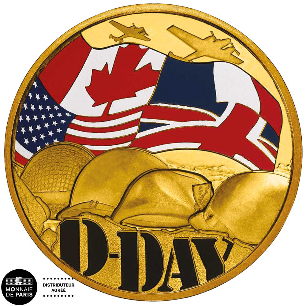 Médaille D-DAY colorisée