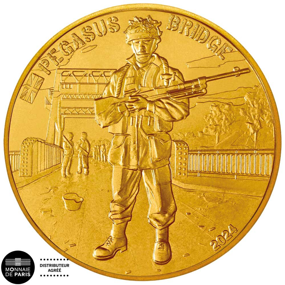 1/4 Euro France 2024 - D-DAY Royaume-Uni