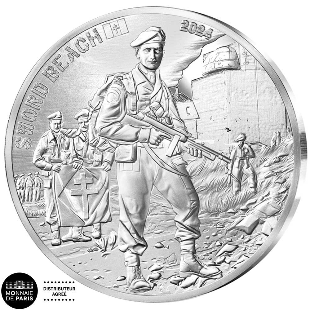 10 Euro Argent France BE 2024 - D-DAY France
