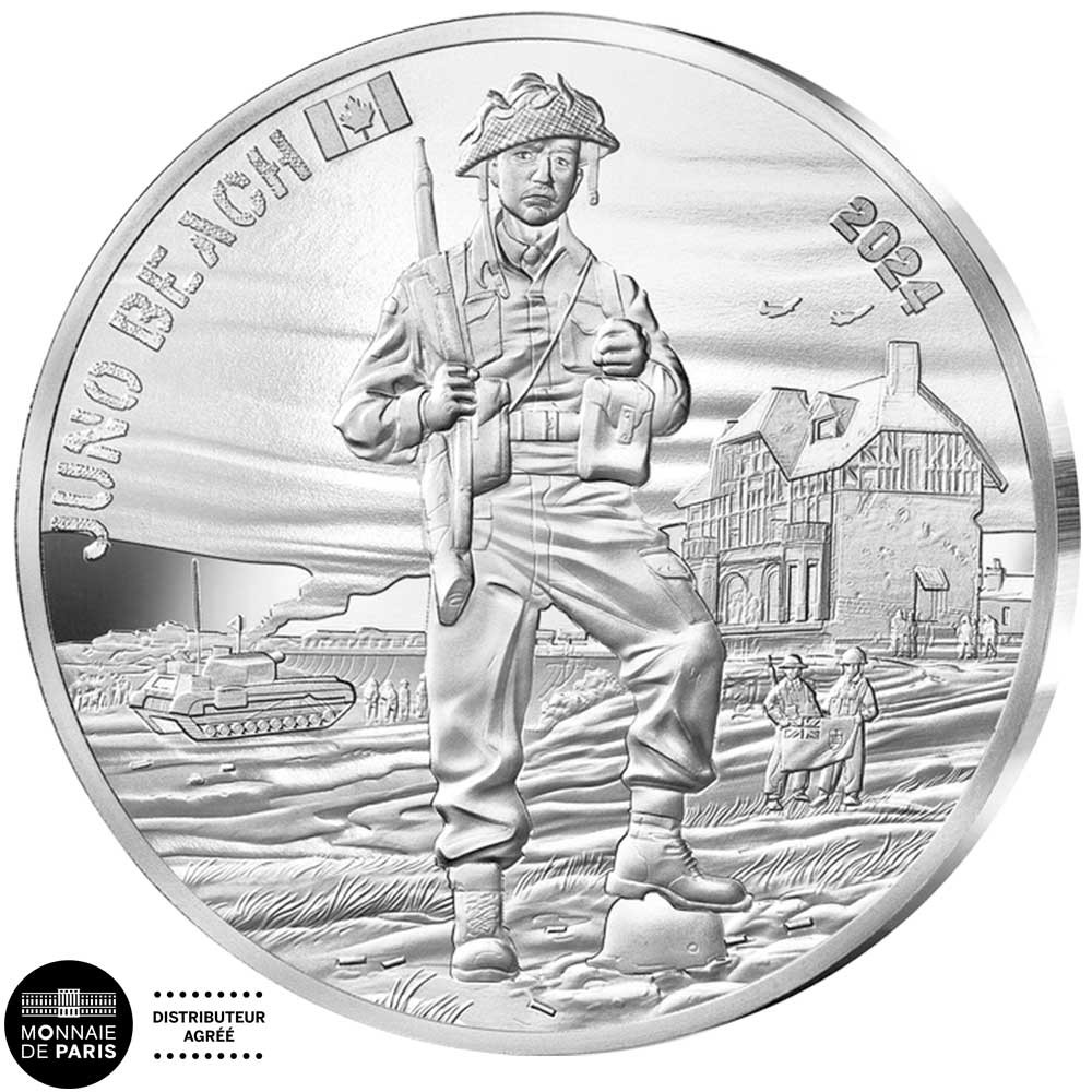 10 Euro Argent France BE 2024 - D-DAY Canada