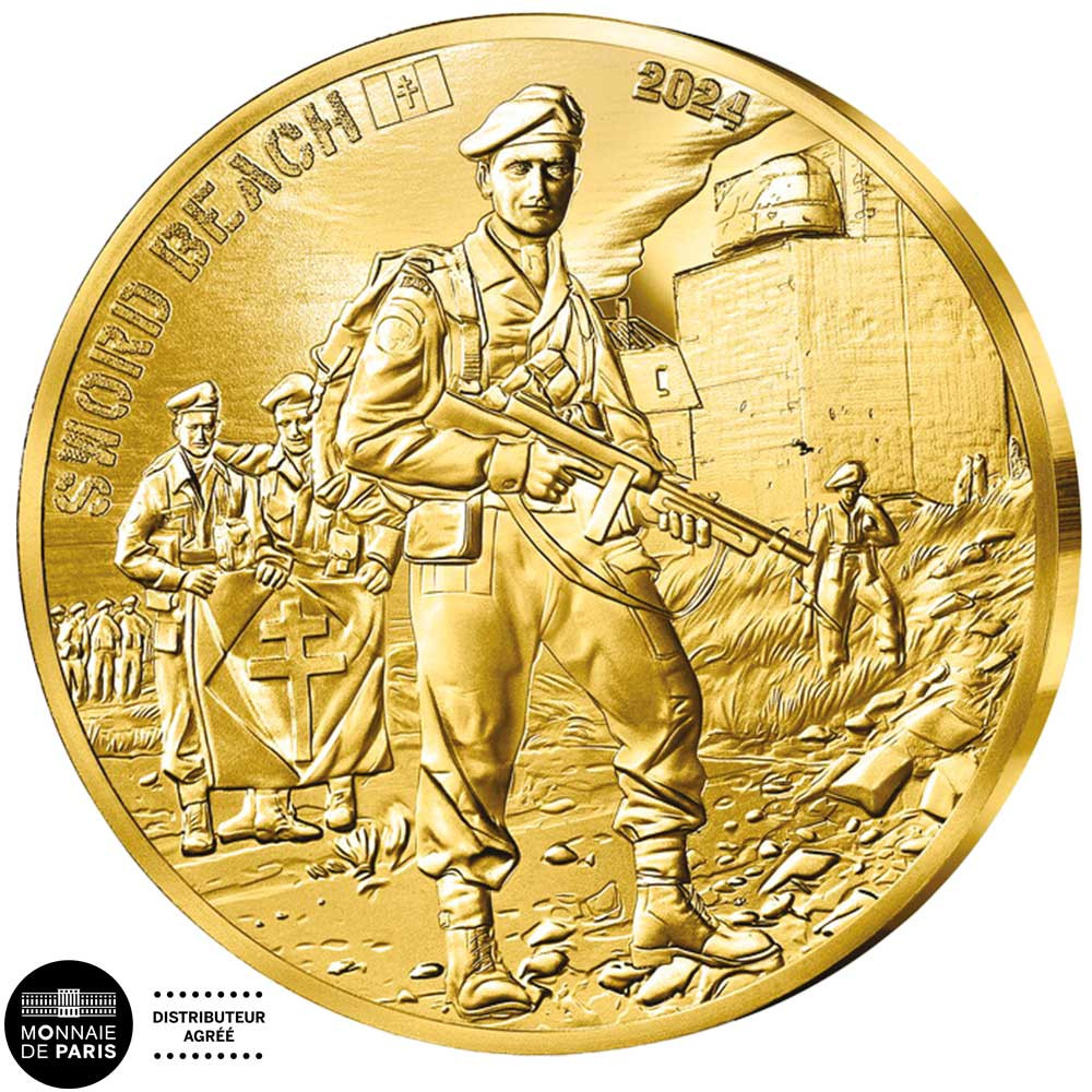 50 Euro Or France BE 2024 - D-DAY France