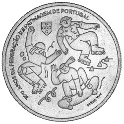 5 Euro Cupronickel Portugal 2024 - Fédération de skate