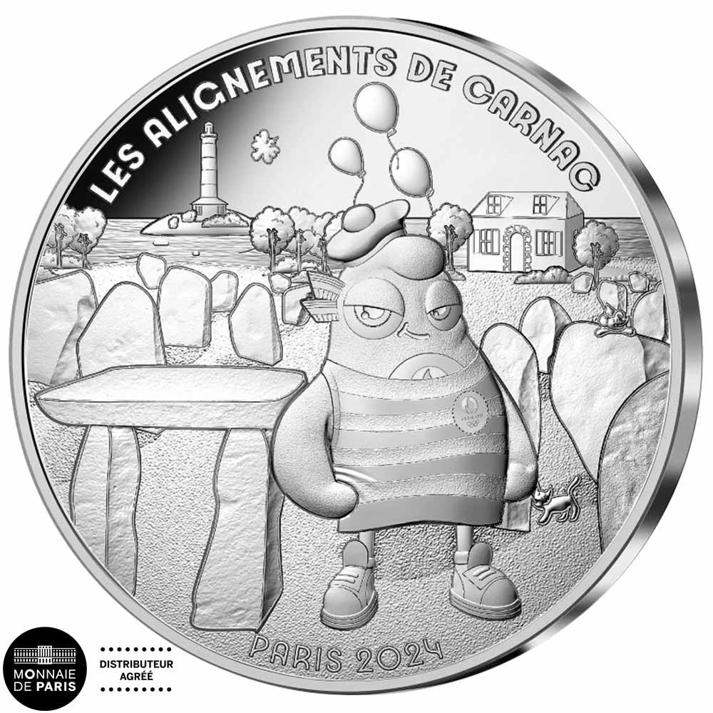 10 Euro Argent France 2024 - Les Alignements de Carnac
