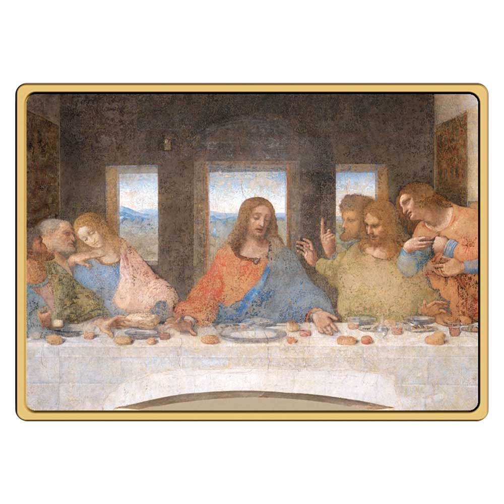 1 Dollar Or colorisé - La Cène de Léonard De Vinci