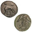 2 Follis Constantinople et Rome (330-346)