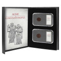 2 Follis Constantinople et Rome (330-346) (2)