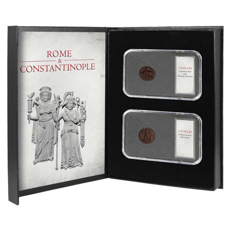2 Follis Constantinople et Rome (330-346) (2)