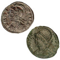 2 Follis Constantinople et Rome (330-346) (3)
