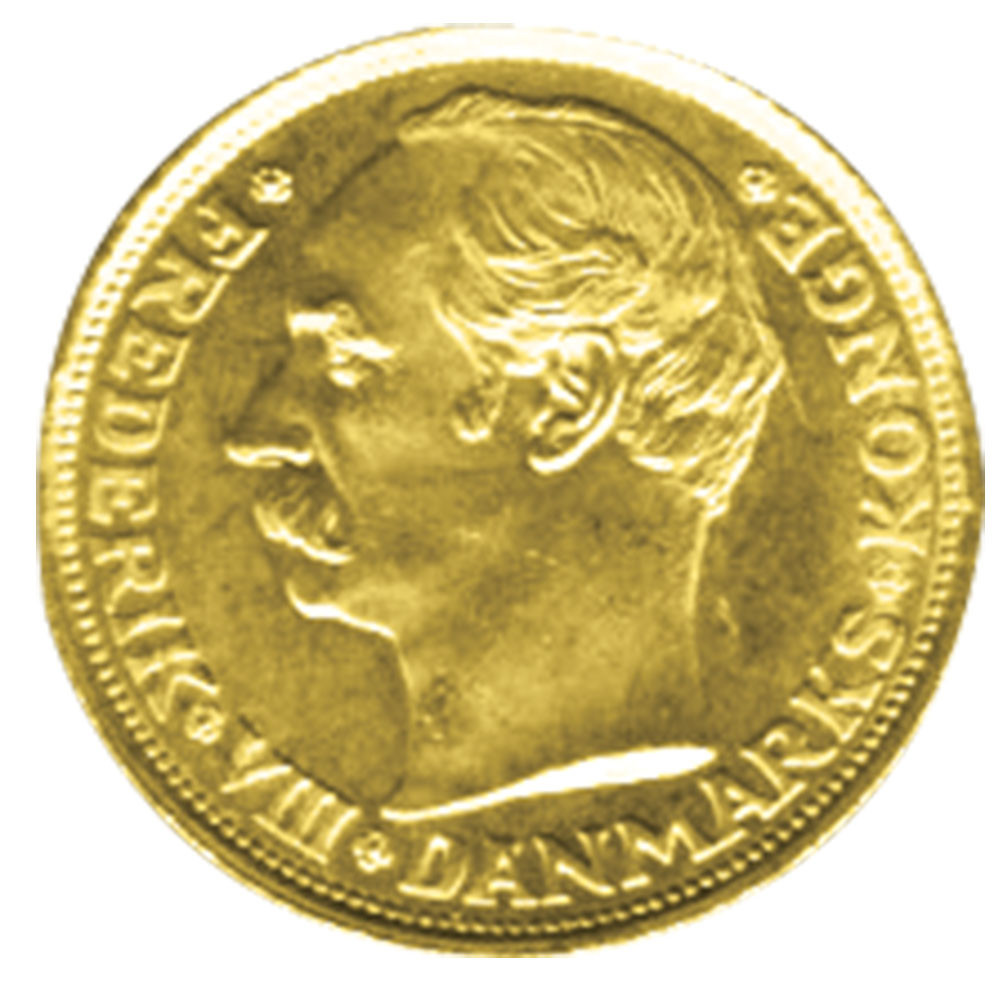 10 Couronnes Or Danemark 1843-1912 - Frédéric VIII