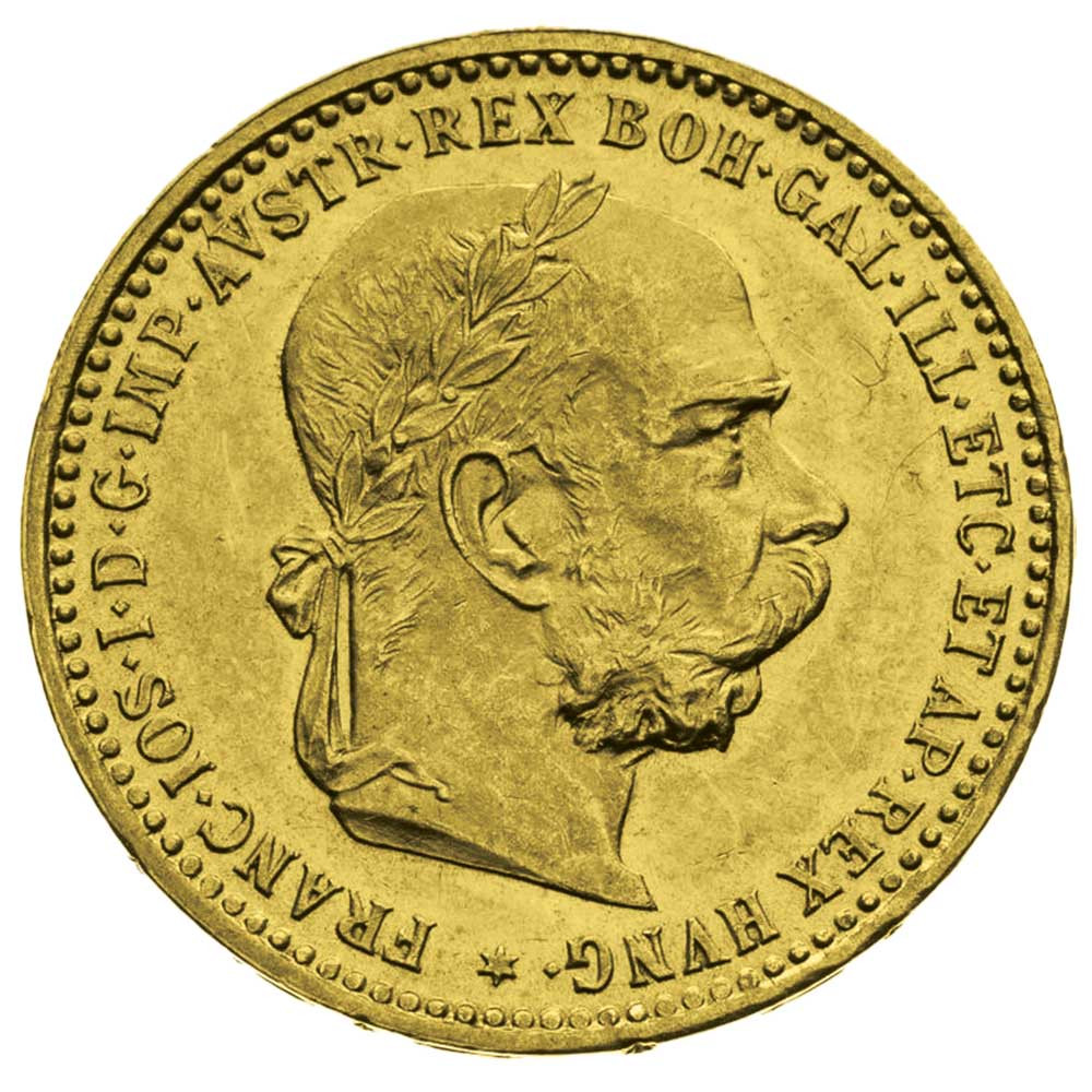 10 Couronnes Or Autriche 1892-1915 - François-Joseph Ier tête Laurée